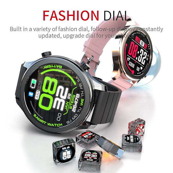 Lokmat Time Bluetooth Smart Watch Med Röstassistent (Gyllene)