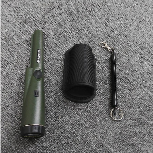 Metal Detector - Waterproof High Accuracy Professional Handheld Search Treasure Pinpointing Finder Probe（Green）