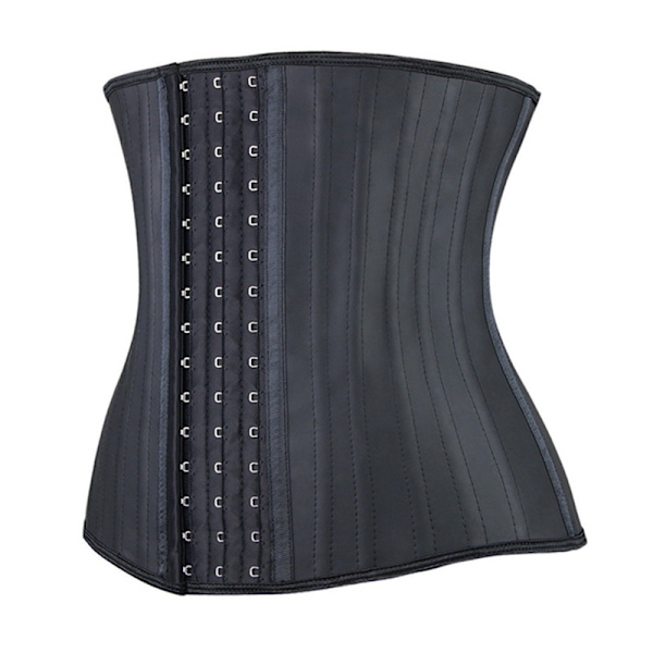 Kvinners slankende magebelte, flat mage, latex slankende korsett, midjetrening