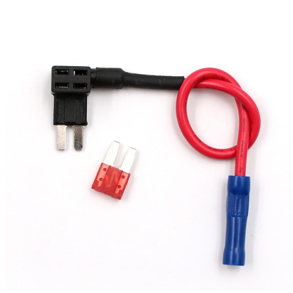 4 stk. Små Add-A-Circuit Bilsikringholder 12V 24V Bladsikringholder Adapter ACS Legg Til En Krets Sikring Tap Piggy Back med 20A Sikring
