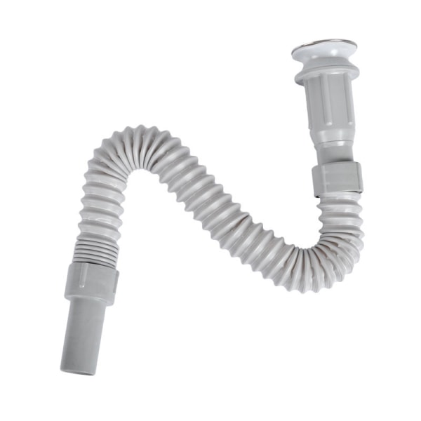 Siphon avloppsrör 1 st grå / siphon för diskho