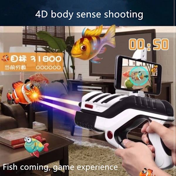 Smart Creator AR-spelpistol leksak roliga sport airsoft luftgevär multiplayer interaktiv virtuell verklighet skjut Bluetooth-kontrollspel