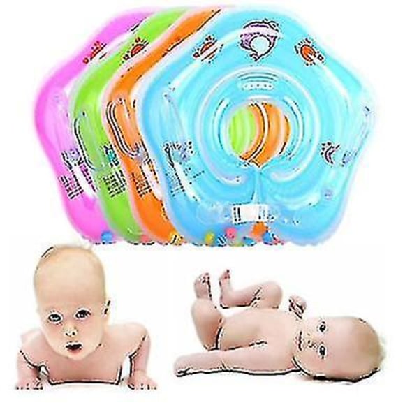 Baby Uppblåsbar Simring Hals Simring För Nyfödd Baby