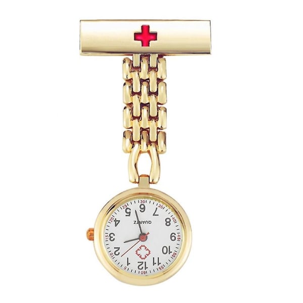 Dubbelsidig glänsande watch för män med kedja Dam Quartz Sofistikerad