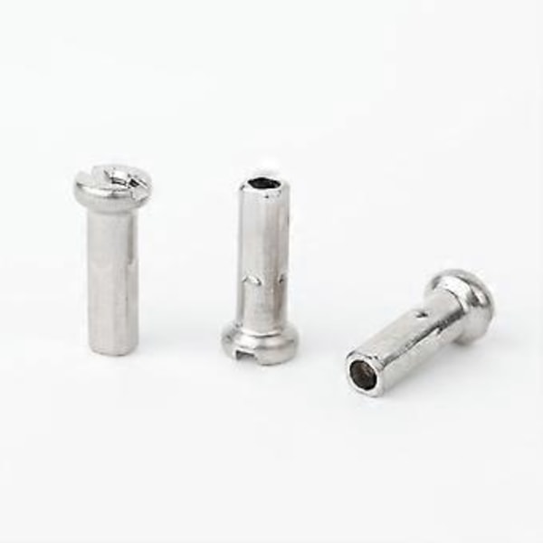50 stk. messing eger-nippel 14G 13G 12G mountainbike landevejscykler hjul E-cykel scooter cykel egerhætte messing cykeldel belagt 50 stk. 14G sort 14 mm 50pc 14G black 14mm