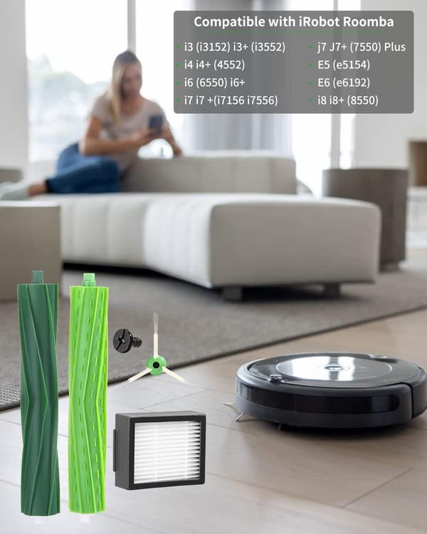 24 stk. støvsuger-reservedele til iRobot Roomb