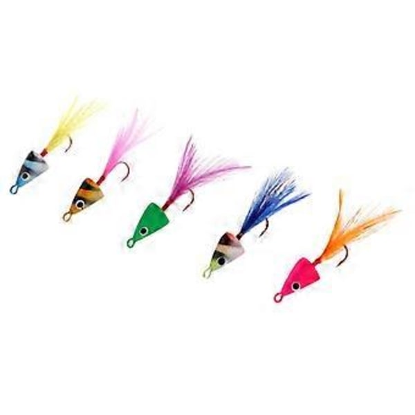 Kunstig Bucktail Jigs Blyhode Isfiske Lokkemiddel Jig Hode Agn Krok 5g()