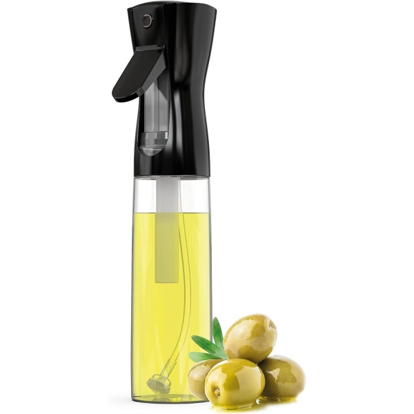 Oljesprayflaske 300ml - Svart matoljesprayflaske Olivenolje