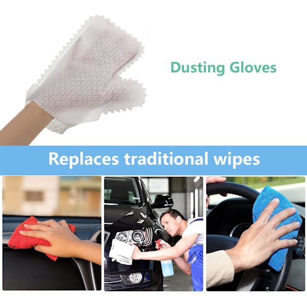 10 stk. Lazy Rag Handsker Rengøring Non-woven Antistatisk Tastatur Cle