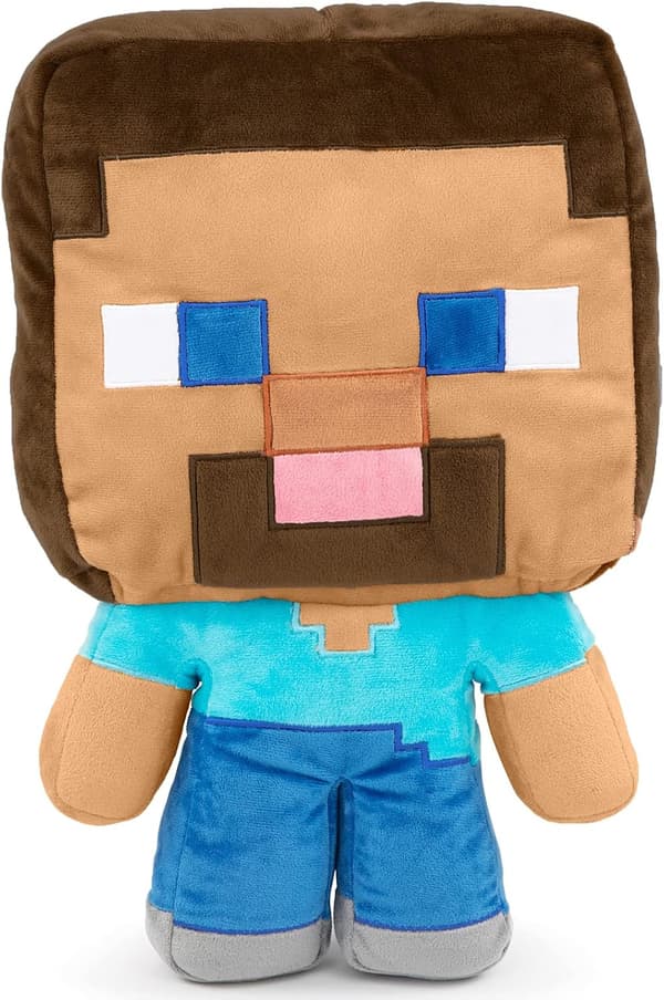 Minecraft Steve, Pude - 39cm Bred - 100% Super Bløde Polys