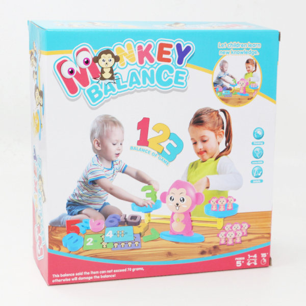 Monkey Balance - Kul mattespel för flickor och pojkar | Roligt pedagogiskt spel