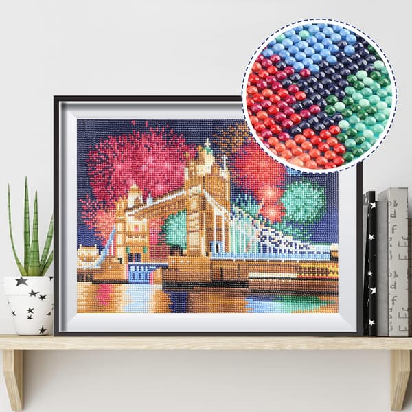 5D DIY Diamantmålning Kit, Måla efter Siffror, Diamantbroderi