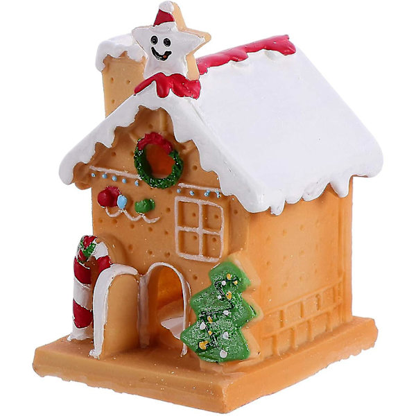 Jul Pepparkakshus Trä Led Lysande Julby