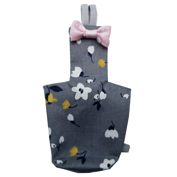 Reusable Bird Parrot Flight Suit Diaper Cockatiel Pigeons Nappy Pad M Grey