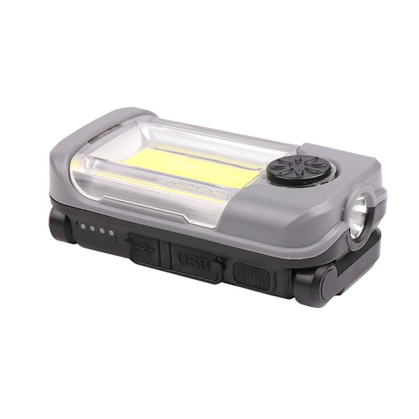 Sisäänrakennettu XPG+COB-työvalo USB-lataus I/O portaaton himmennys taittuva työvalo 10,5*6*4cm