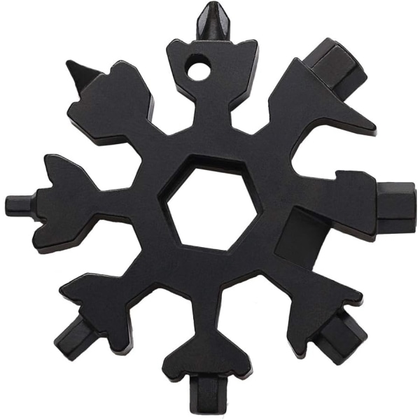 18-i-1 Snowflake Shape Multi Tool skruvmejsel, tång, verktyg