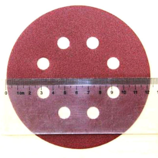 10 stk. 125 mm slibeskiver 180 grit sandpapir slibemaskine rund sandpapir
