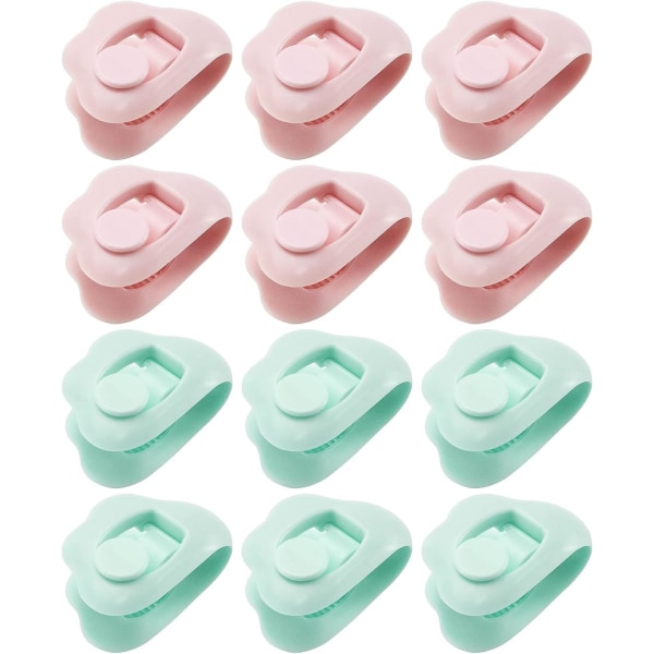 12 stk. dynetrekk klips dynetrekk festeklips - antislip seng