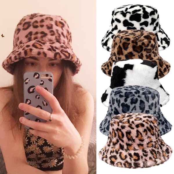 Dames efterår og vinter nye casual leopard print all-match plus