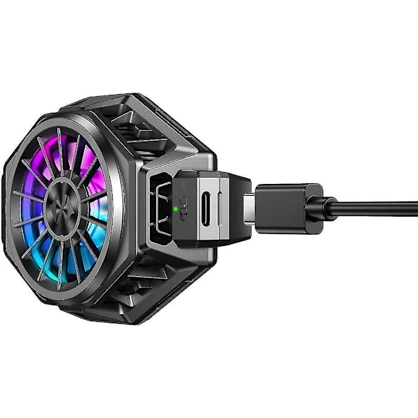 Black Shark Phone Cooler Pro för spel, livestreaming, vloggar, för 2,63-3,46 tum iOS/Android halvledarkylare