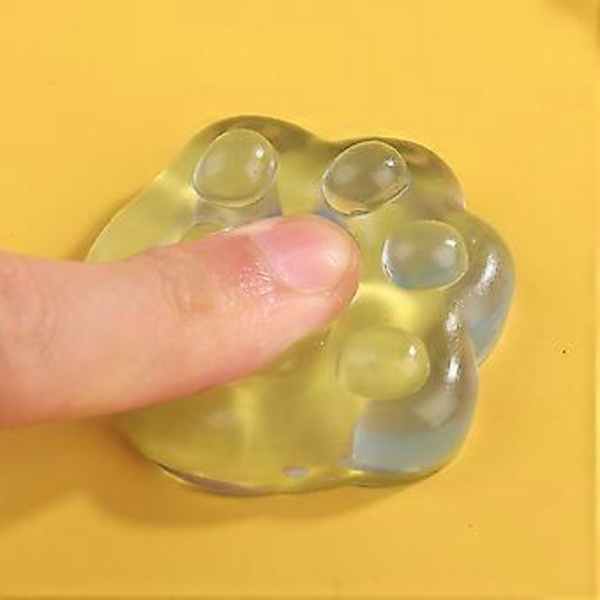 Käsin puristettava jääpala lelu dekompressointiin Pehmeä TPR-puristuslelu Antistressilelu Stressinlievittäjä Lasten taskulelu blue square 1.5cm
