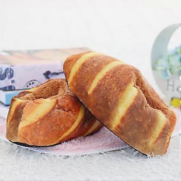 Kreativa simuleringsbrödtofflor, inneskor (Passar storlek 36-40)