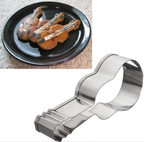 Kakeform Gitar, 9,1 * 4,2 cm Julekake