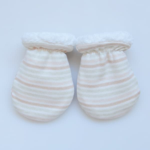 3 par varme bomulls-babyluffer Vinterluffer for gutter og jenter