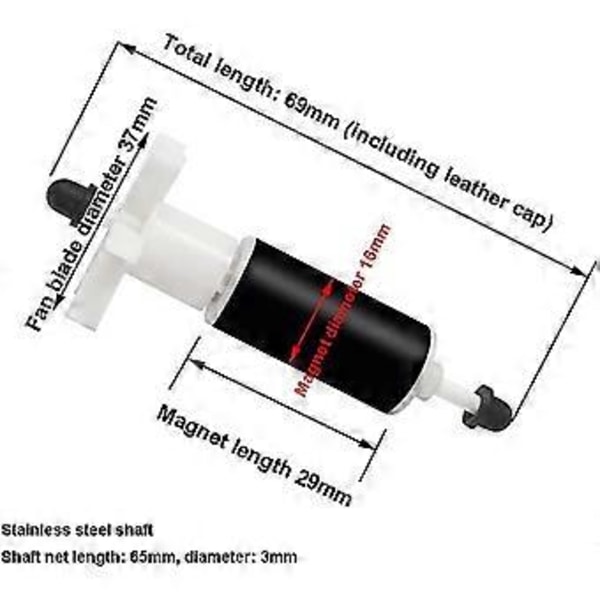 lay Z Spa Spabad Pumpe Impeller/ Rotor E02 Fix ,(69mm)