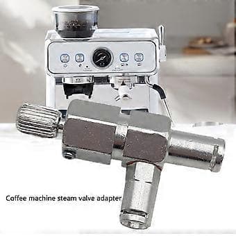 Kaffemaskine Dampventiler Adapter Brugervenlig Installation Dampventiler Stik Aluminium Legering Tekstur til Køkken