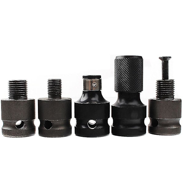 Hex Hun-Stikkontakt Borchuck Konverter Adapter (13mm Sort)
