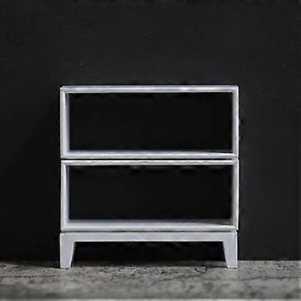 Nukkekodin Pienoiskalusteet Nukkekodin Kaappi Puinen Kaksikerroksinen DIY A (S Tyyli B)