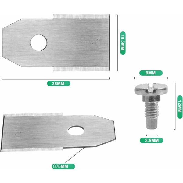 60x Ruohonleikkurin terät Husqvarn/Automower malleille 105, g1, g2 Robotti