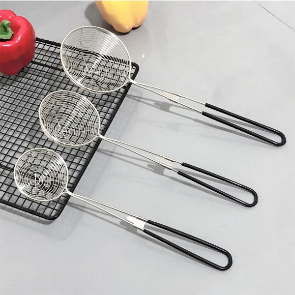 3 stk. rustfrit stål perle lækage ske rustfrit stål tråd lækage hot pot lækage ske mælk te butik køkken gadgets