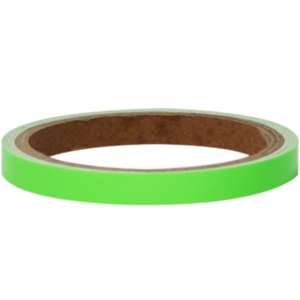 2,5 cm x 10 m Fluorescerende tape, selvlysende selvklebende tape, glød I