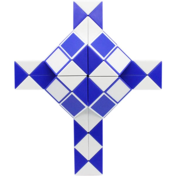 Magisk Slange Cube Twist Puslespil 72 Kiler Sensorisk Fidget Strømpe S