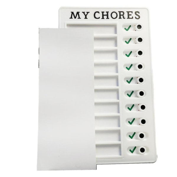 Memo Plast Board Chore Chart Återanvändbar Rv Checklista, mina sysslor, äldre Care Checklista Dagsplanerare Ansvar &amp;amp; Beteende