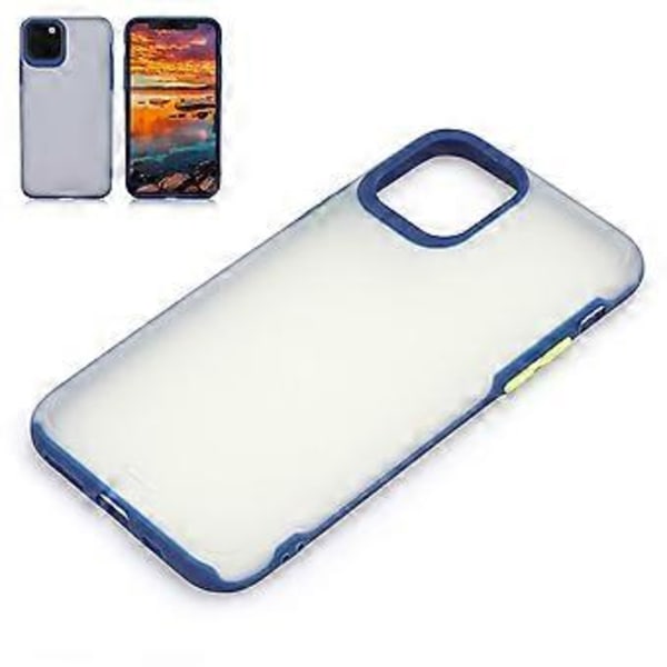 2 st Mobiltelefon Skal Fodral Frostat Transparent Anti-fall Stötsäkert Telefonskydd för IOS 11 Pro för IOS 11 Pro