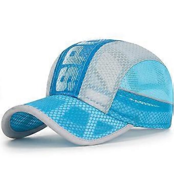 Lasten baseball-lippis, verkkolippis, säädettävä trucker-lippis, hengittävä UV-suojattu lippis, kesäinen aurinkolippis, sininen blue