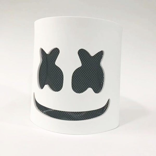 Halloween lysande mask LED lysande eva sockervadd huvudbonad per