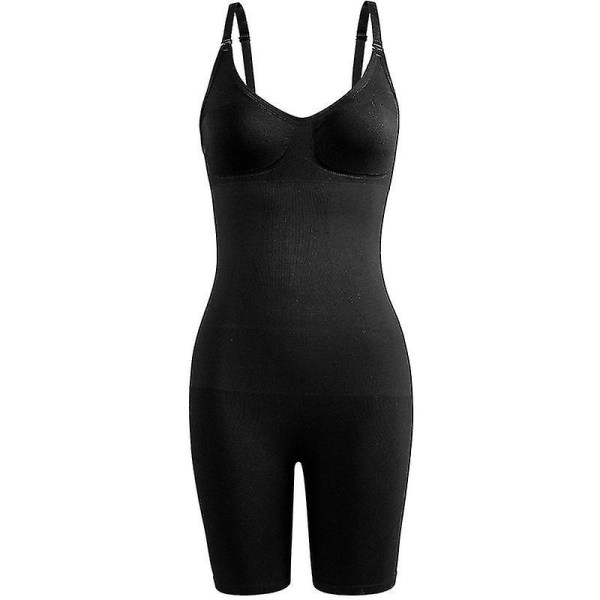 Taljetræner Bodysuit til kvinder Mavekontrol Fuld kropsformning Åben barm Shapewear Lår slankende korset（L XL）