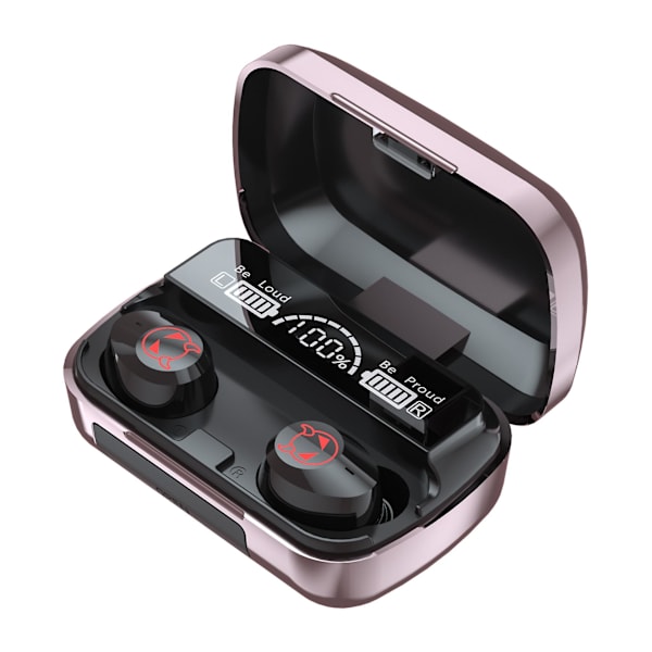 Bluetooth-hodetelefoner Ohpa M23 In Ear-mikrofon Autonomi 4t Rosa
