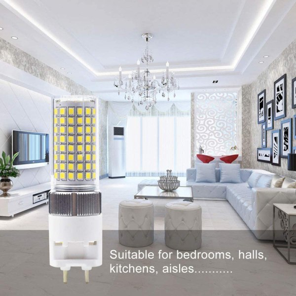 G12 LED 20W 100-277V ingen stroboskop CDMT ficklampa (varmvit 3000K)