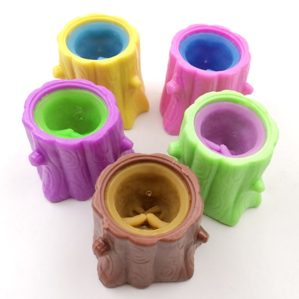 3 ST Set Squeeze Squirrel Toys Dekompression Evil Squirrel Cup,