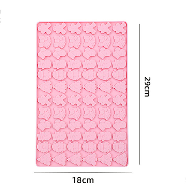 2 st 72-grid jul silikonform, dessert kakform