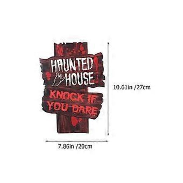 3 stk. Halloween Have Skilte Dekorative Halloween Skilte Have Reklametavler Plæneindretning