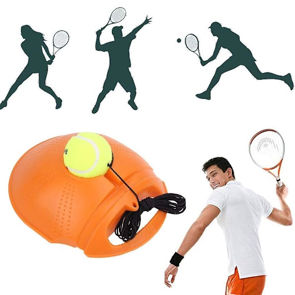 Solo Tennis Trener Rebound Baseball Voksen Barn Selvvurdering Trener Med Tau Tennis Rebound Power Base