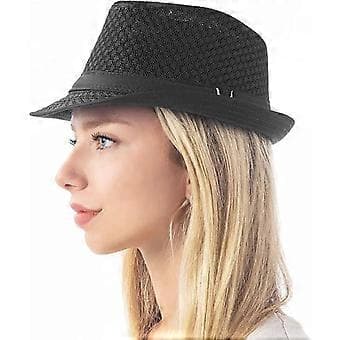 Letvægts Klassisk Blød Kølig Mesh Fedora hat