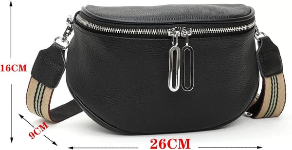 Sort Kvinders Crossbody Taske Lille Håndtaske Kvinders Skuldertasker