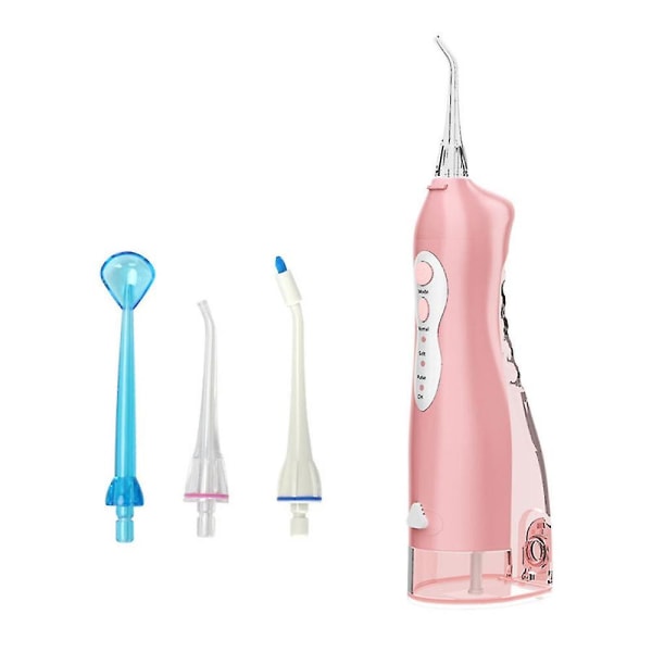 Cordless Pearl Water Flosser Rechargeable Portable Water Flosser For Teeth（Pink）